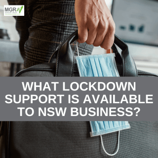 What lockdown support is available to NSW business?
